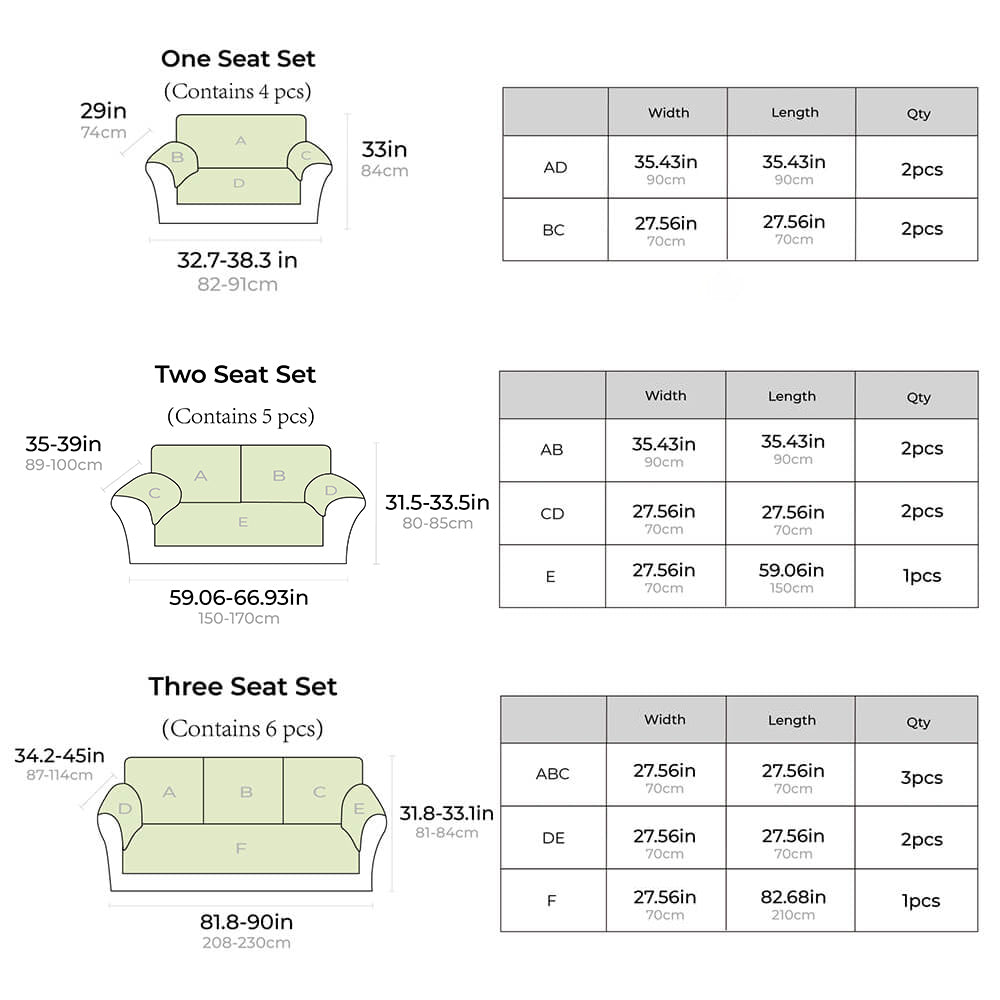 Leaf Pattern Furniture Anti-scratch & Skid Protection Sofa Cover