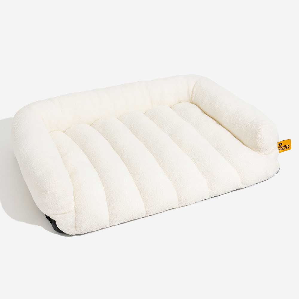 Large Soft Supportive Headrest Orthopaedic Cat Bolster Bed - Cloudy Napper