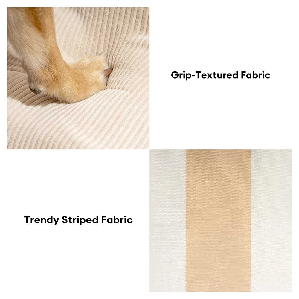 Trendy Striped Removable Sponge Anti-Slip Pet Step - SafeStep