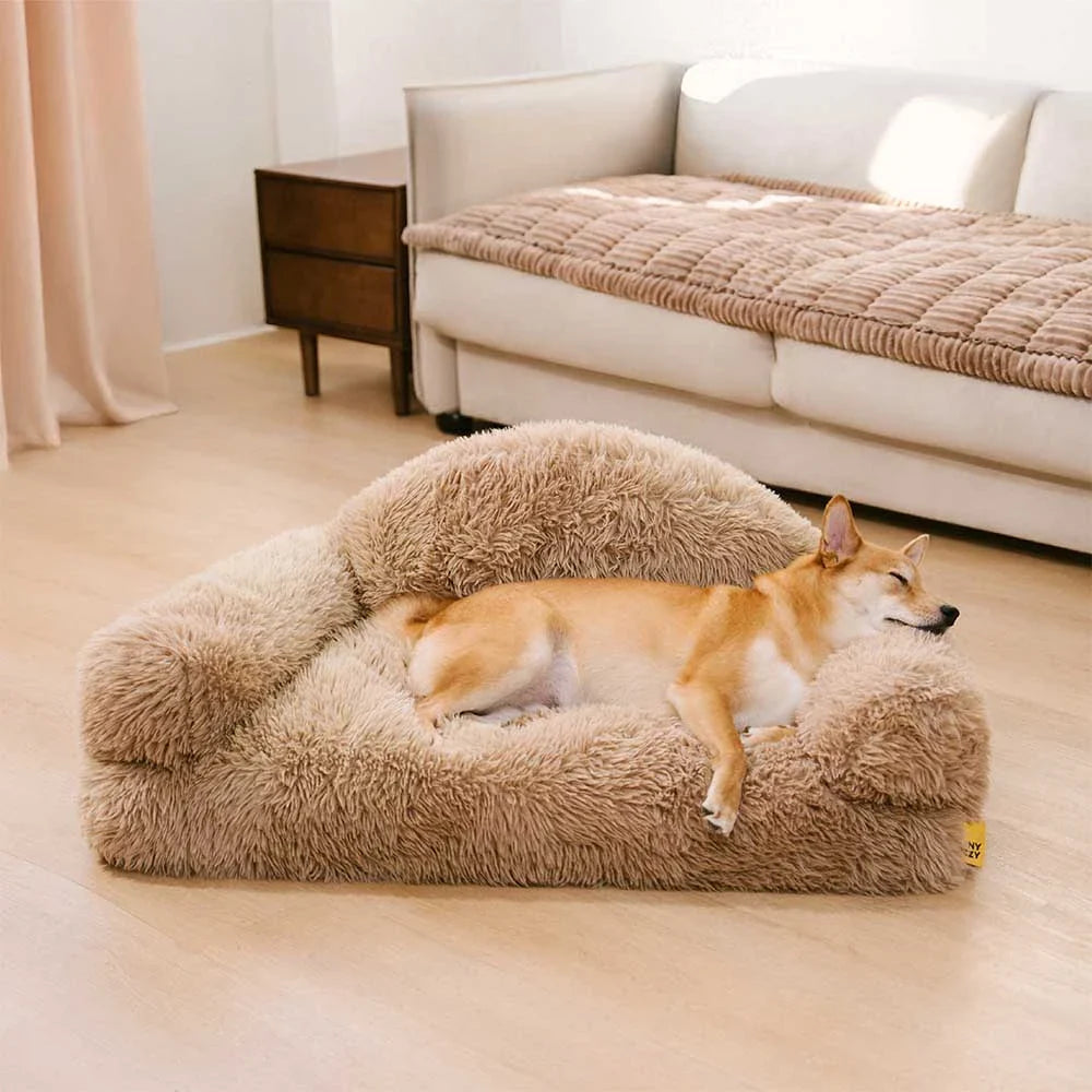 Plush Warm Removable Sponge Orthopaedic Dog Sofa Bed - FluffyHaven
