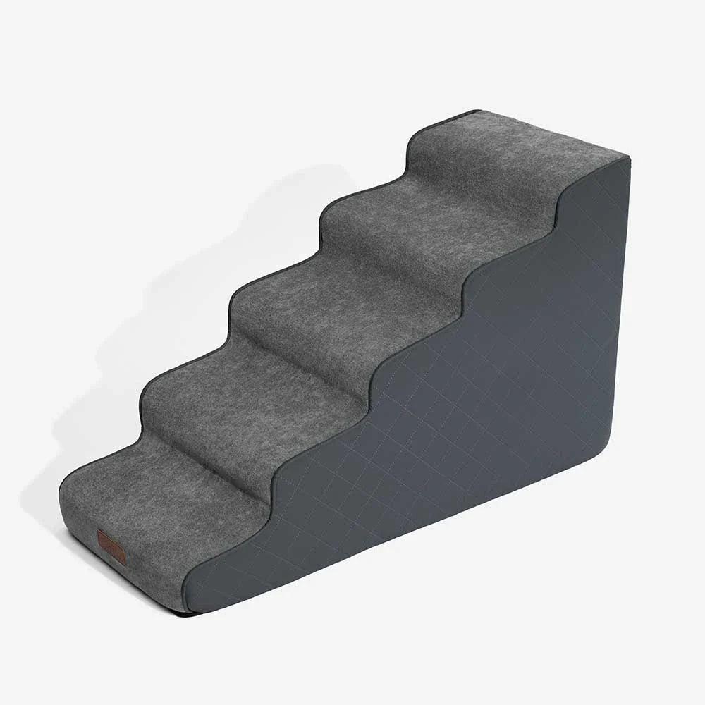 Faux Leather High-Density Sponge Removable Pet Steps - LuxeStep