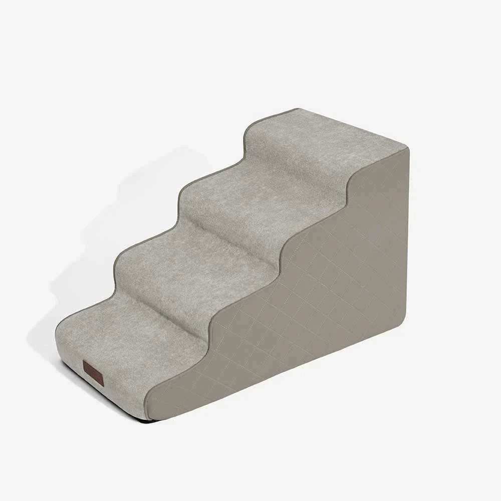 Faux Leather High-Density Sponge Removable Pet Steps - LuxeStep