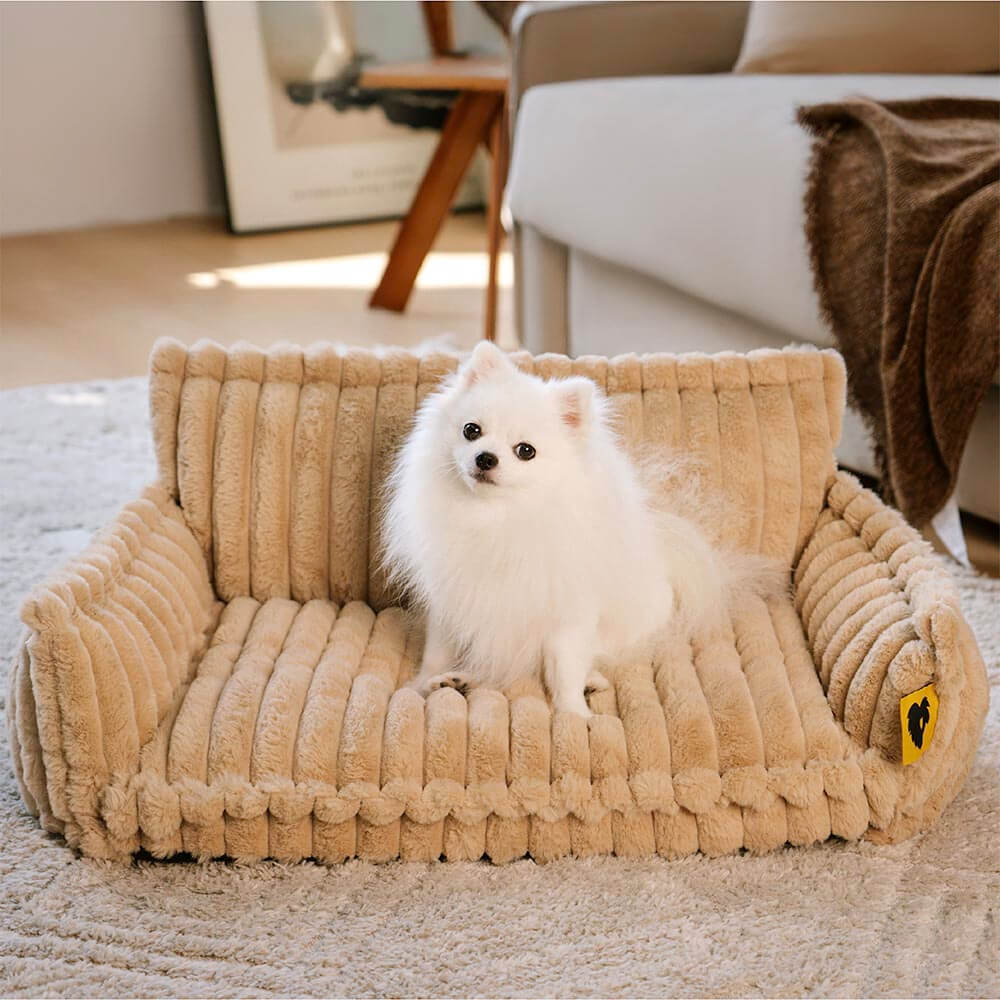 Bed Cover - Large Washable Fluffy Orthopaedic Soft Dog Pillow Dog Sofa Bed