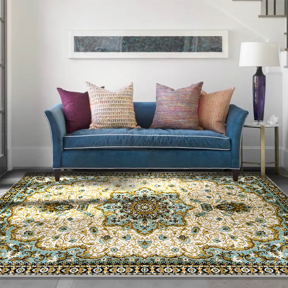 Mid-century Classic Pet-Friendly Living Room Persian Rug