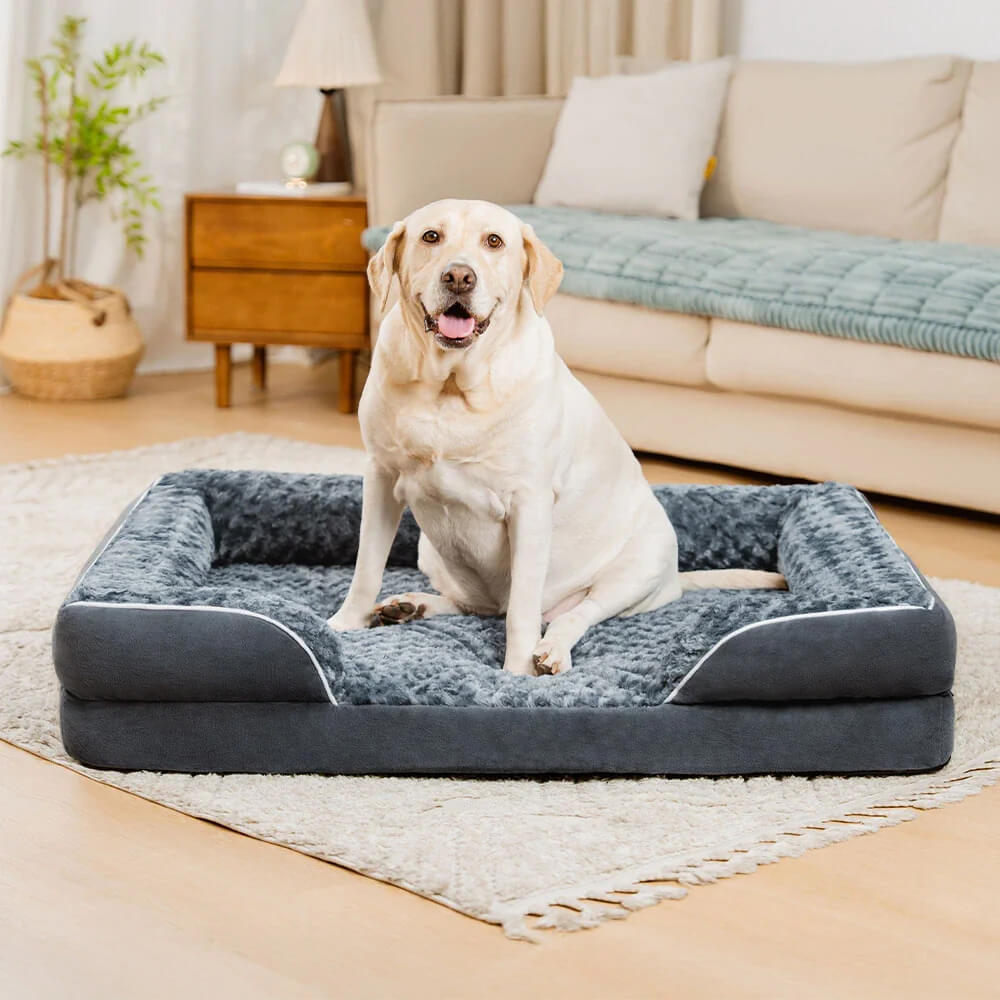 Detachable Waterproof Full Surround Support Orthopaedic Dog Bed