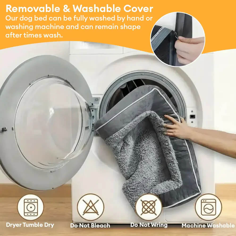 Detachable Waterproof Full Surround Support Orthopaedic Dog Bed