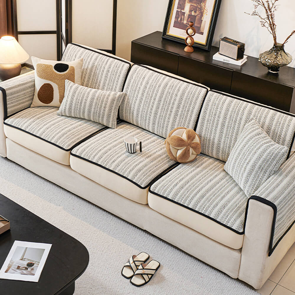 Classic Retro Stretch Chenille Sofa Cover – Full Protection with Elegant Design