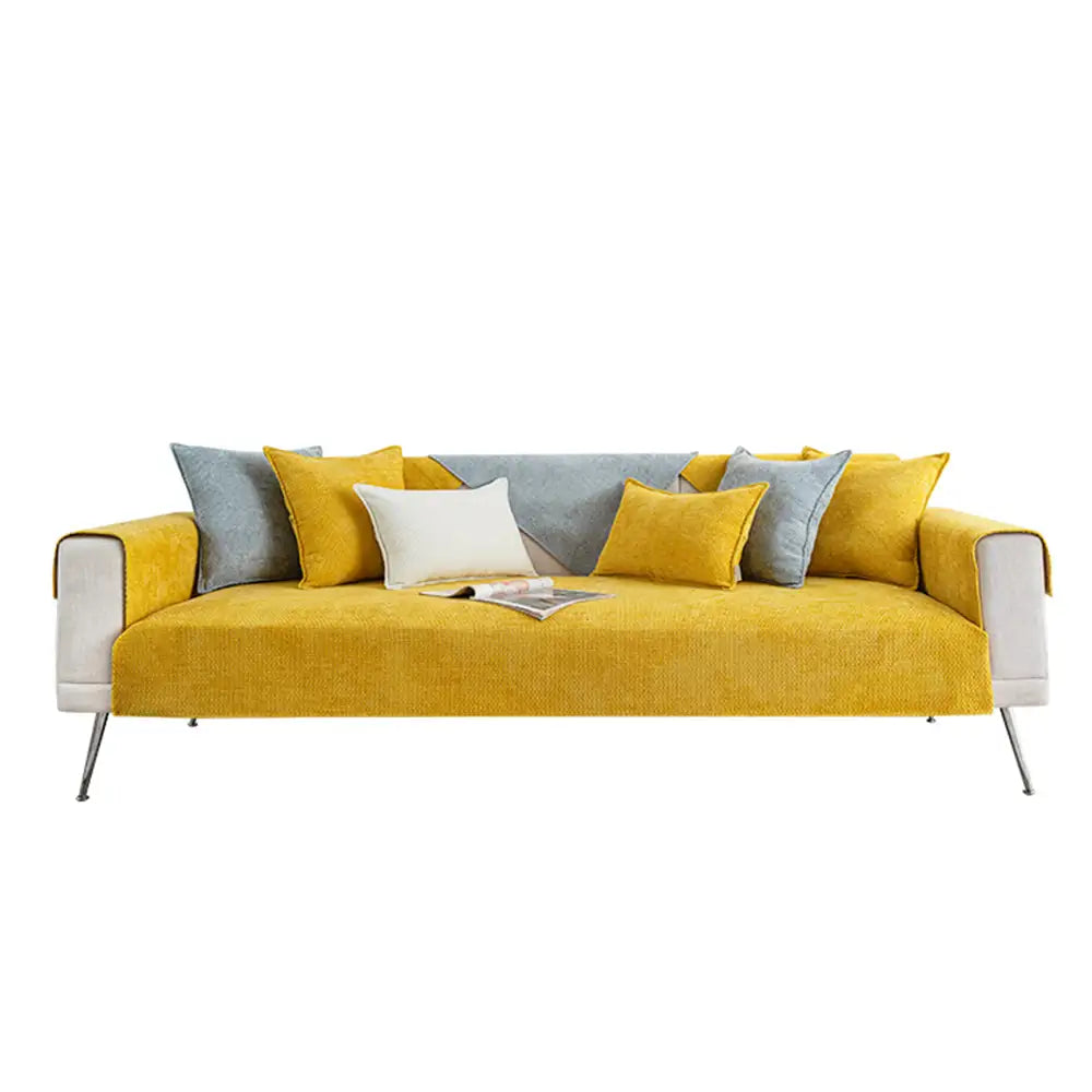 Cloud Woven Velvet Thick Scratch-Resistant Non-Slip Sofa Cover