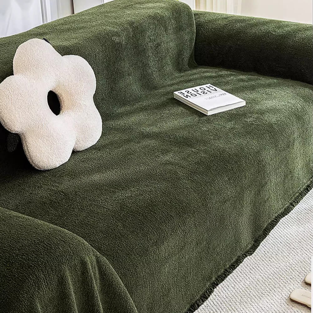 Soft Plush Water-resistant Multi-Purpose Furniture Protection Sofa Cover