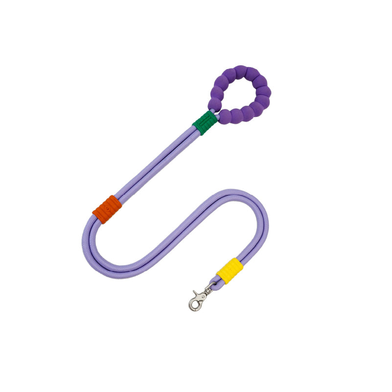 Cotton Candy Dual-Section Braided Dog Walking Lead