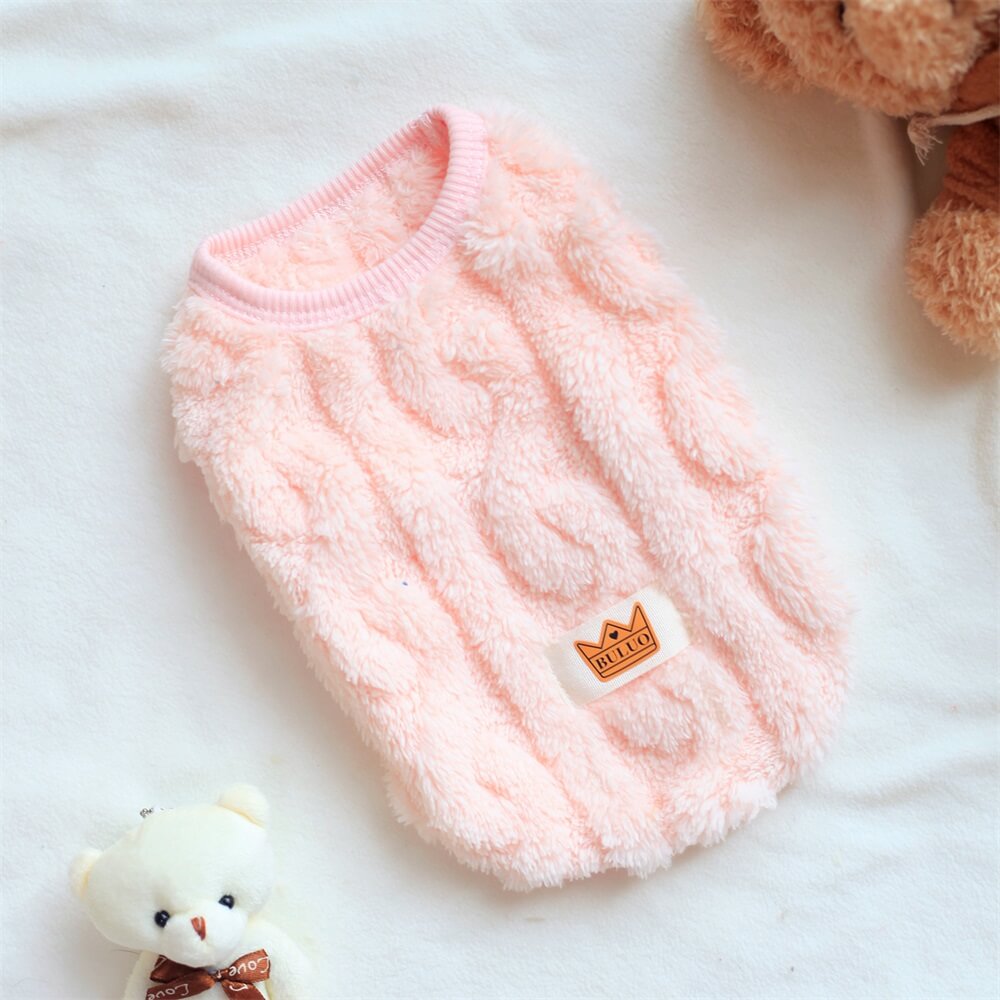 Cosy and Plush Fleece Dog Jumper – Available in Multiple Colours