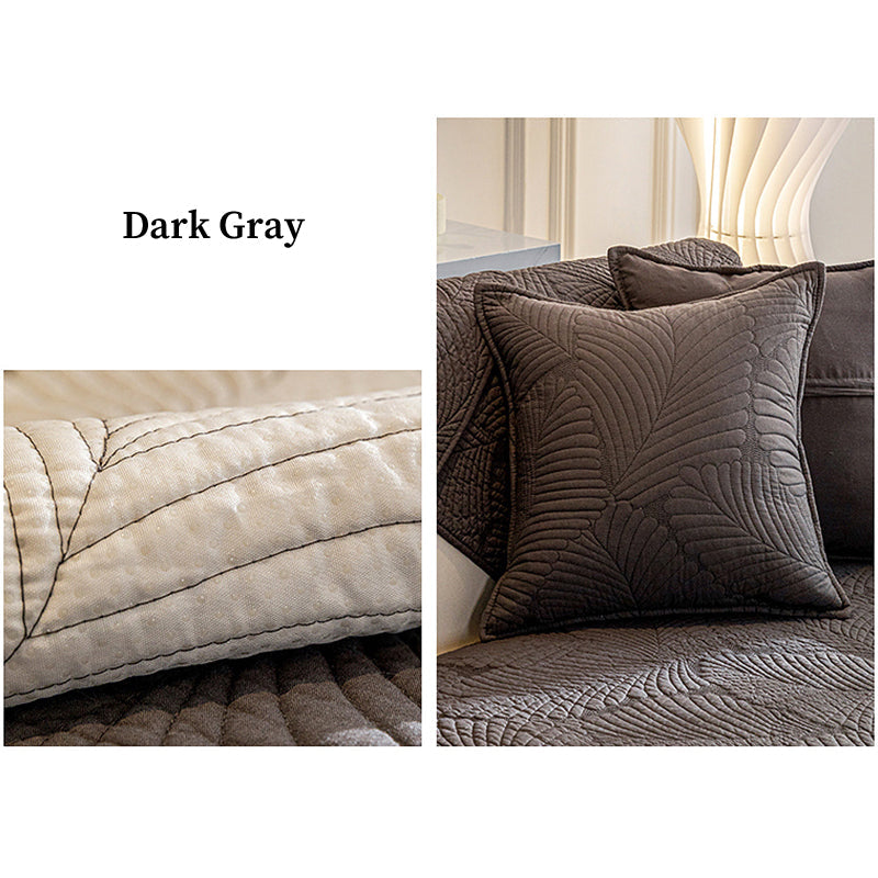 Leaf Pattern Furniture Anti-scratch & Skid Protection Sofa Cover