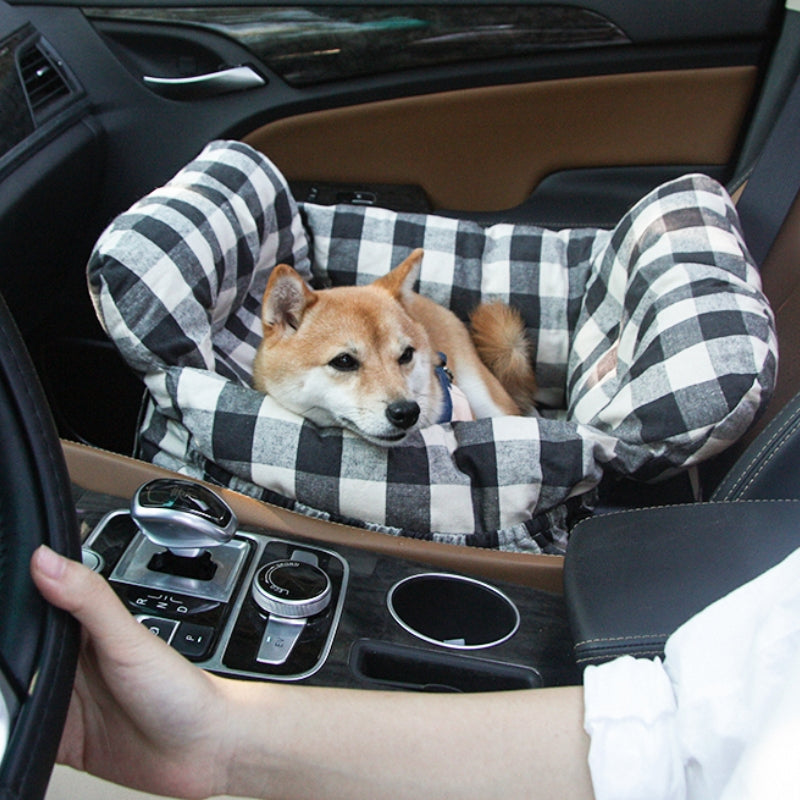 Portable Leisure Outing Pet Booster Dog Car Seat Bed