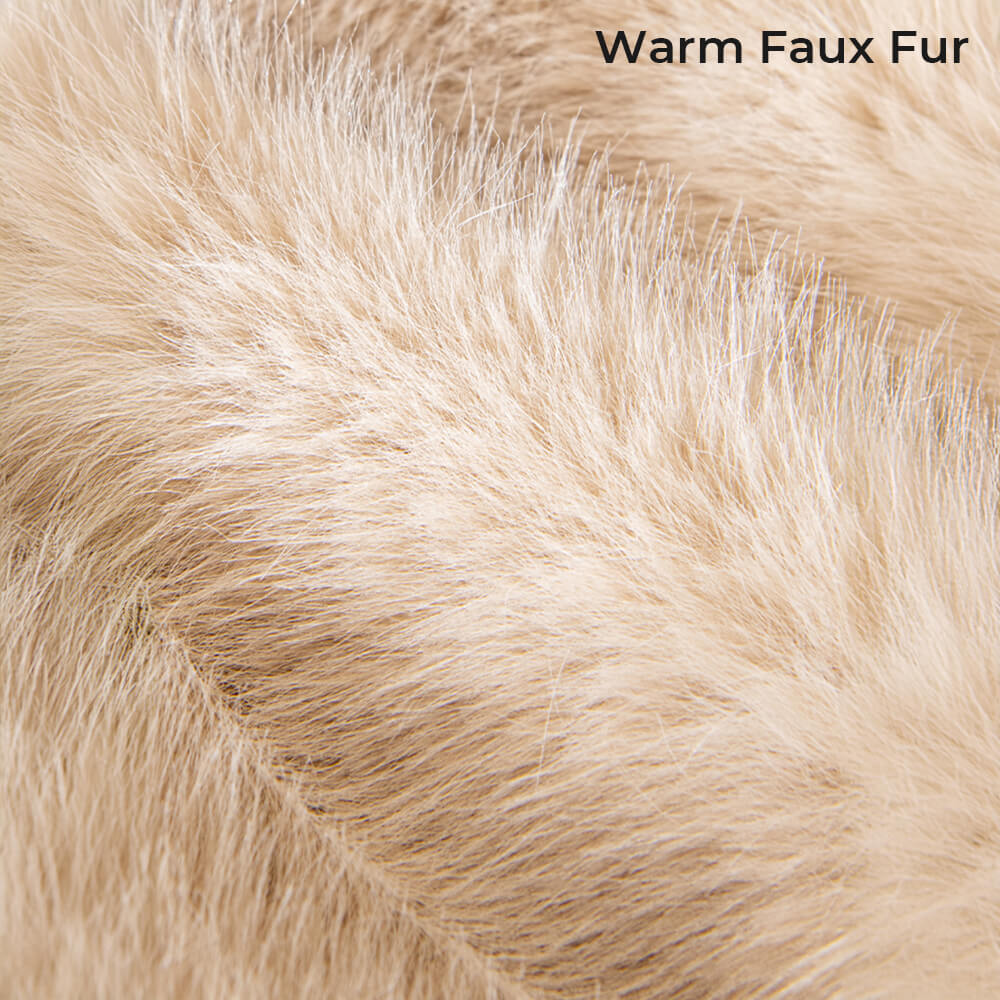 Warm Thick Faux Fur Sofa Protector Non-Slip Sofa Cover