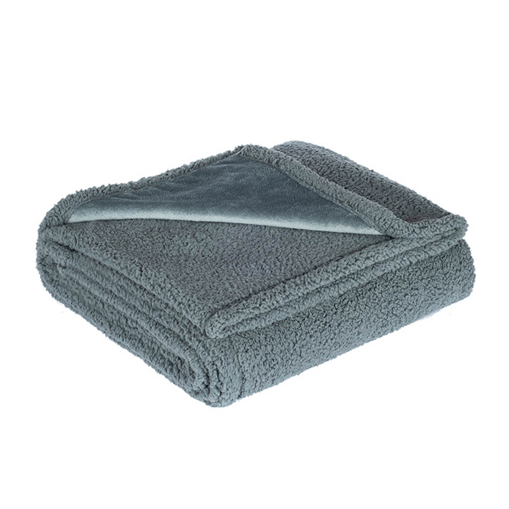 Waterproof Flannel Sherpa Fleece Thickened Dog Blanket