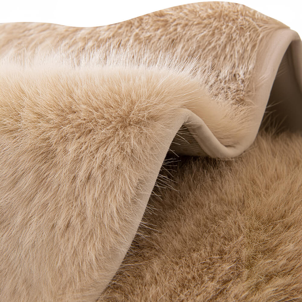 Warm Thick Faux Fur Sofa Protector Non-Slip Sofa Cover