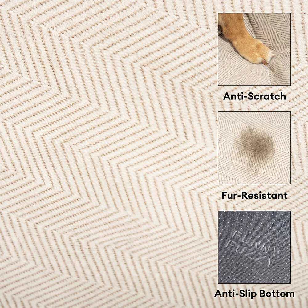 All-Season Chenille Dual-layer Removable Sponge Orthopaedic Dog Bed With Pillow