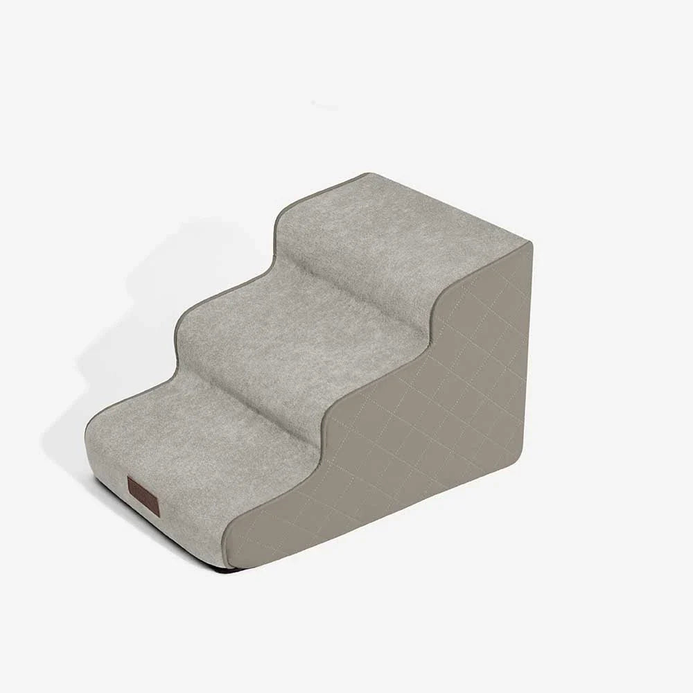 Faux Leather High-Density Sponge Removable Pet Steps - LuxeStep
