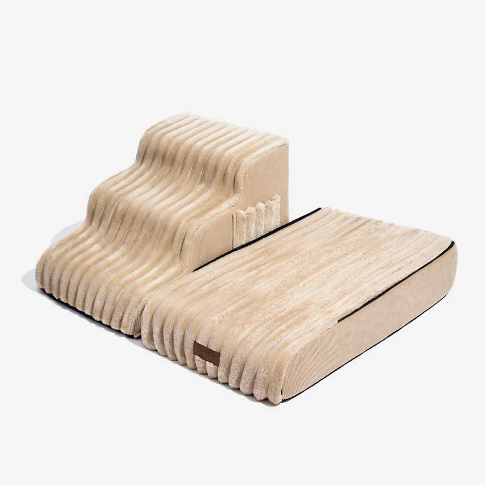 2 in 1 Fluffy Plush Sponge Detachable Pet Step＆Bed - CreamyRamp