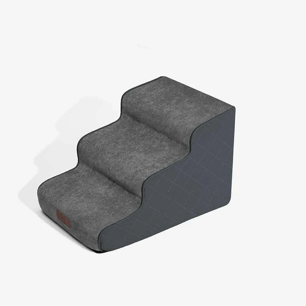 Faux Leather High-Density Sponge Removable Pet Steps - LuxeStep