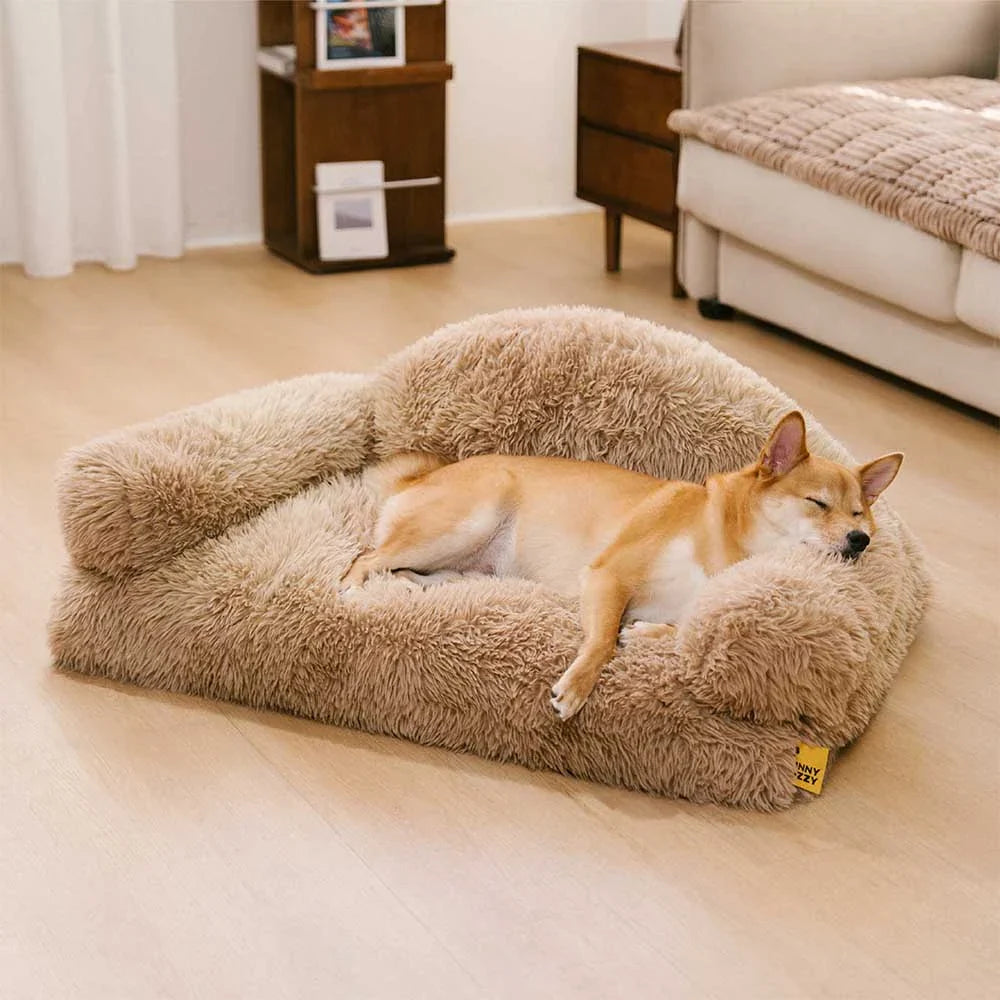 Plush Warm Removable Sponge Orthopaedic Dog Sofa Bed - FluffyHaven