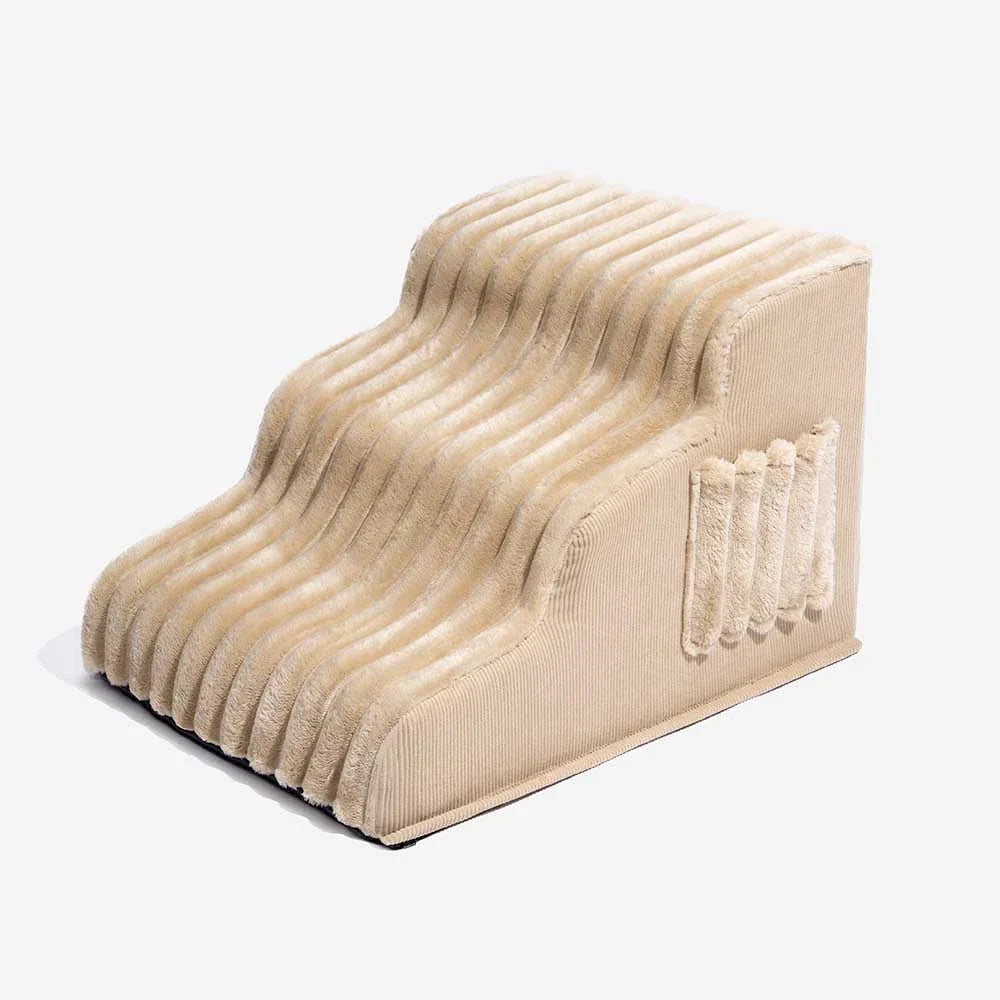 2 in 1 Fluffy Plush Sponge Detachable Pet Step＆Bed - CreamyRamp