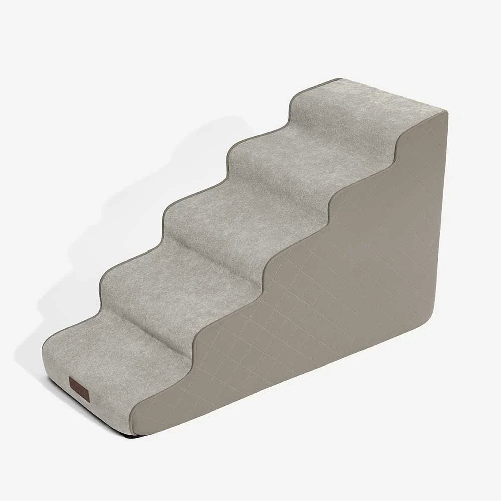 Faux Leather High-Density Sponge Removable Pet Steps - LuxeStep