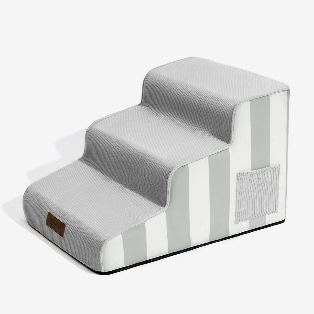 Trendy Striped Removable Sponge Anti-Slip Pet Step - SafeStep