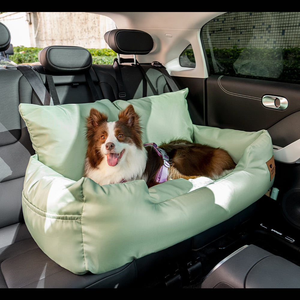 Travel Bolster Safety Waterproof Medium Large Dog Car Back Seat Bed