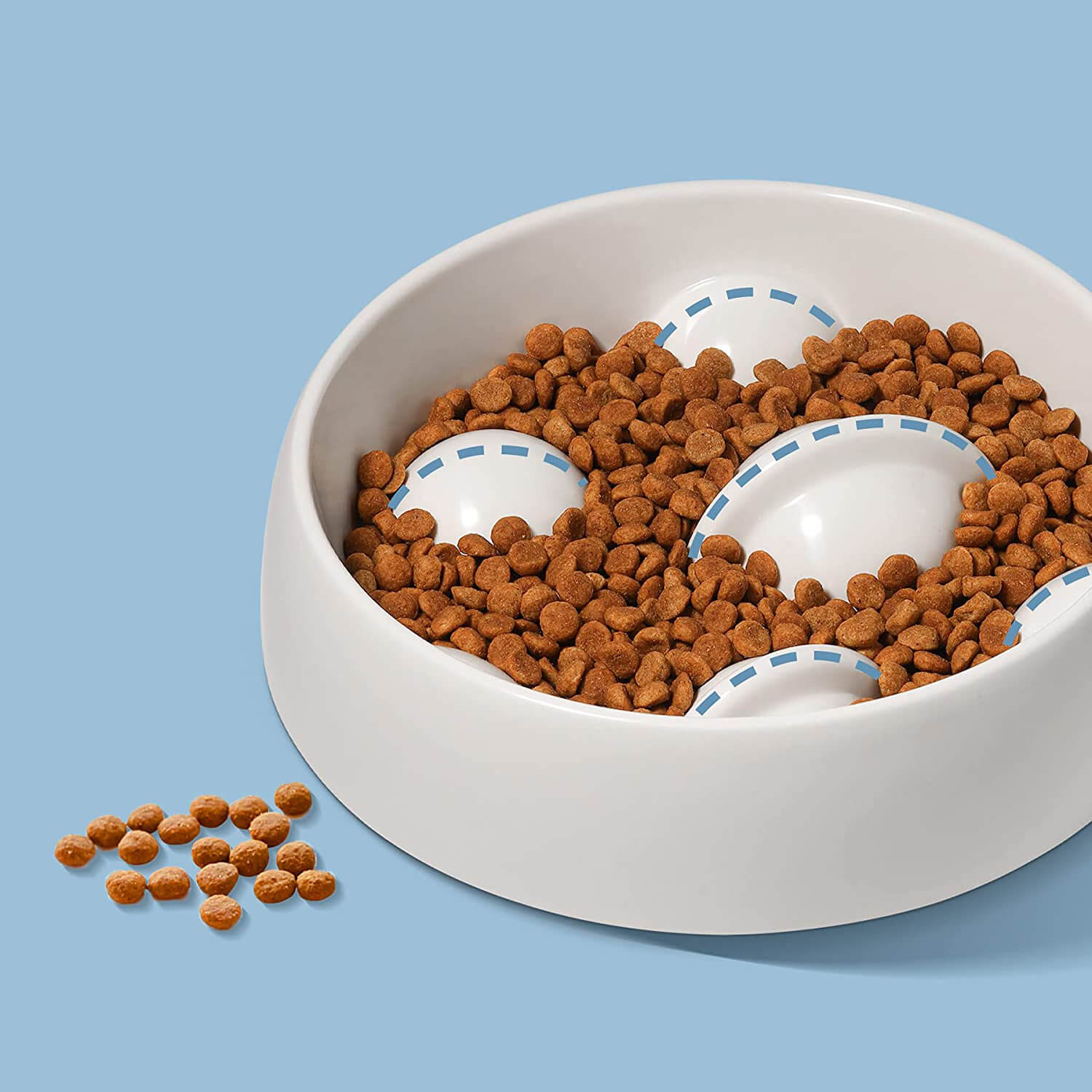 Cosmos Slow Feeder Dog Bowl