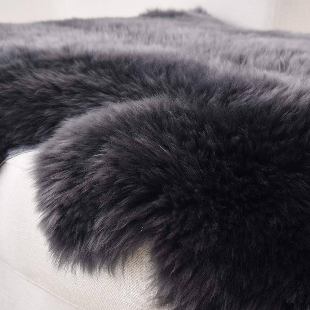 Long Plush Soft Irregular Cashmere Rug – Cosy Comfort for Your Home