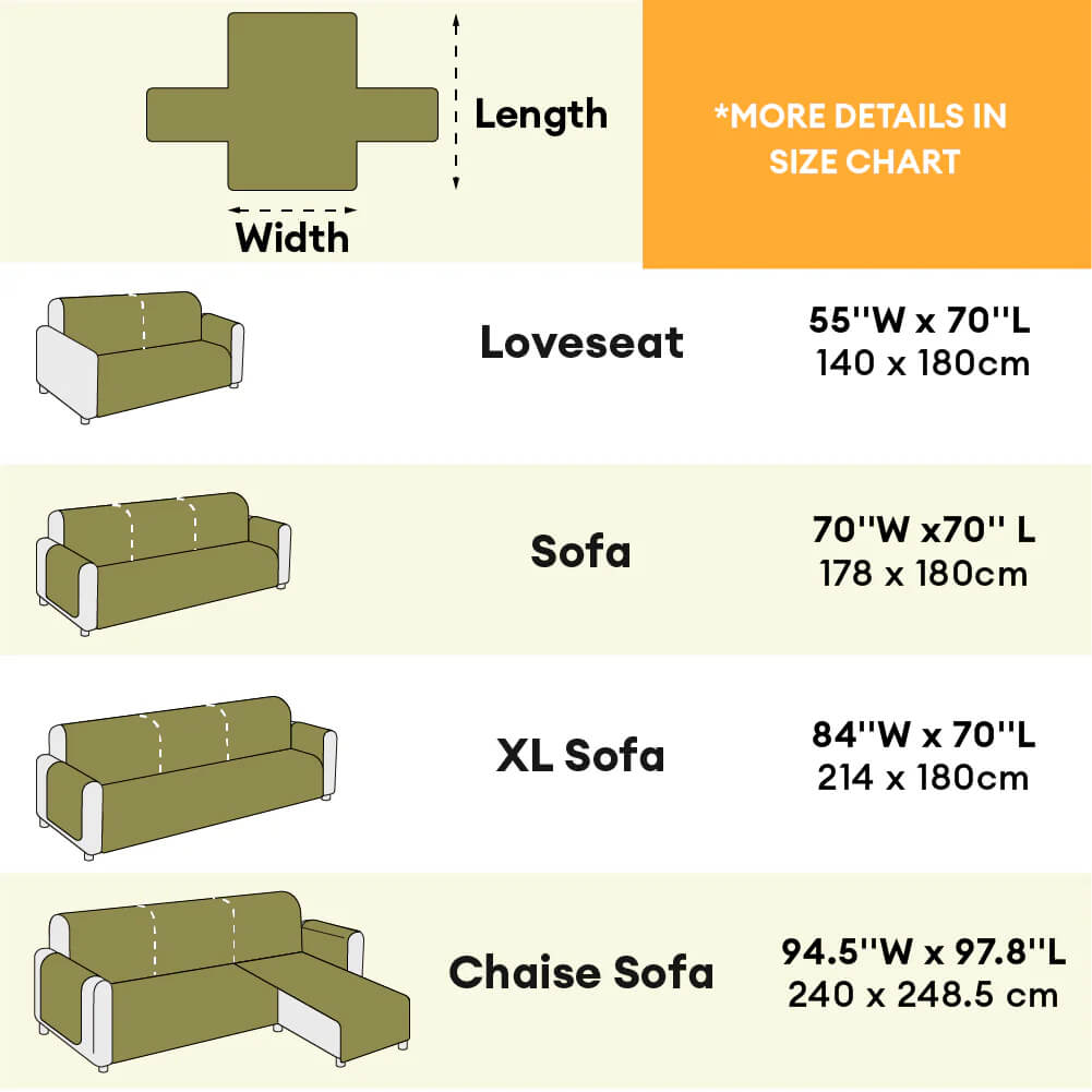All-Season Anti-Slip Striped Pet Rug Furniture Protector with Armrest Sofa Cover - Keep Still