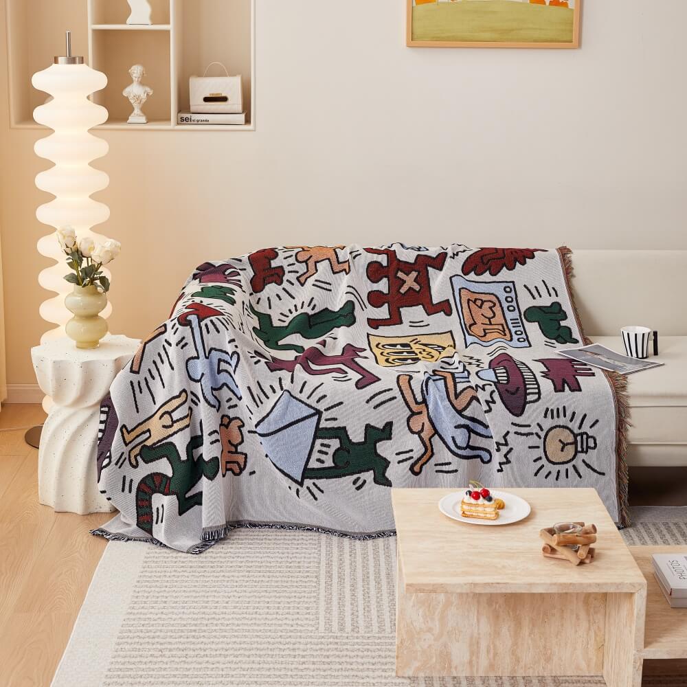 Bohemian Pattern Furniture Protection Sofa Decor Wear-Resistant Sofa Cover