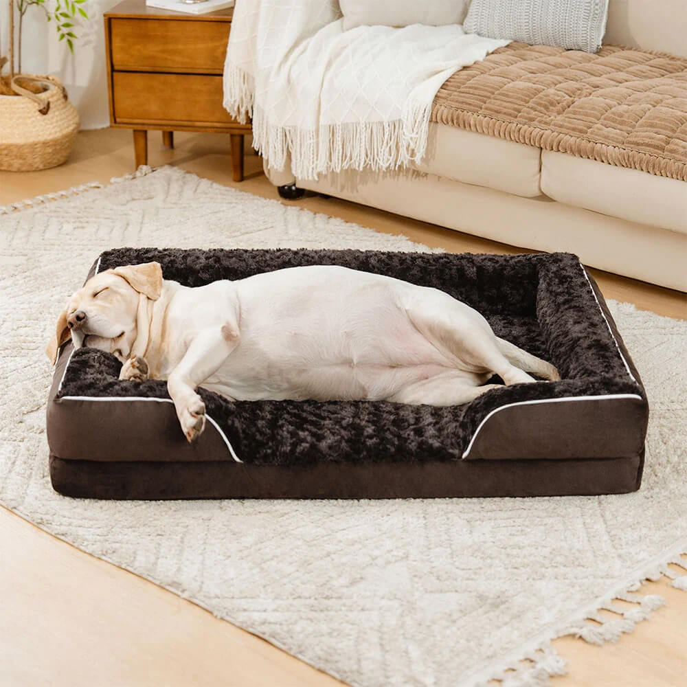 Detachable Waterproof Full Surround Support Orthopaedic Dog Bed