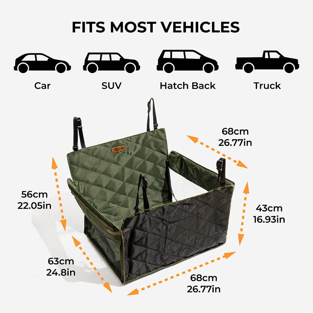 Mobile Bedroom Extra-Large Full Coverage Dog Back Seat Extender - Ideal for Travel & Camping