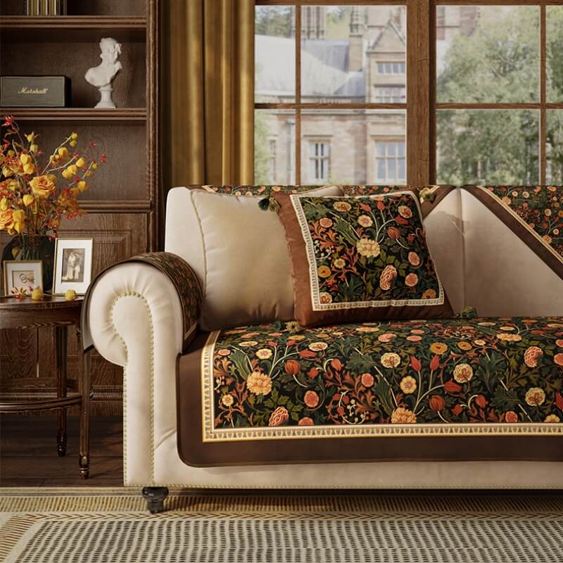 Housse de protection antidérapante pour meubles de luxe vintage de jardin