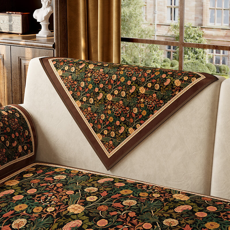 Garden Vintage Luxury Furniture Protective Non-Slip Sofa Covers