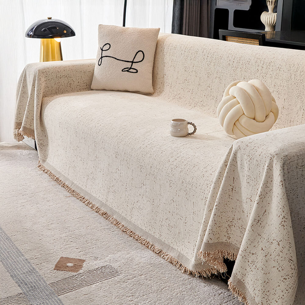 Modern Minimalist Chenille Full Coverage Anti-Cat Scratch Sofa Cover