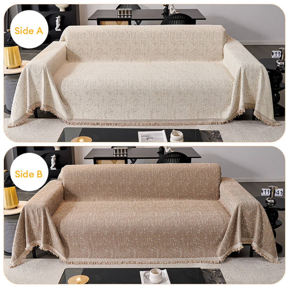 Modern Minimalist Chenille Full Coverage Anti-Cat Scratch Sofa Cover