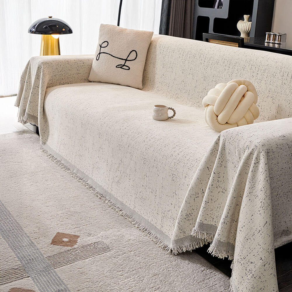 Modern Minimalist Chenille Full Coverage Anti-Cat Scratch Sofa Cover