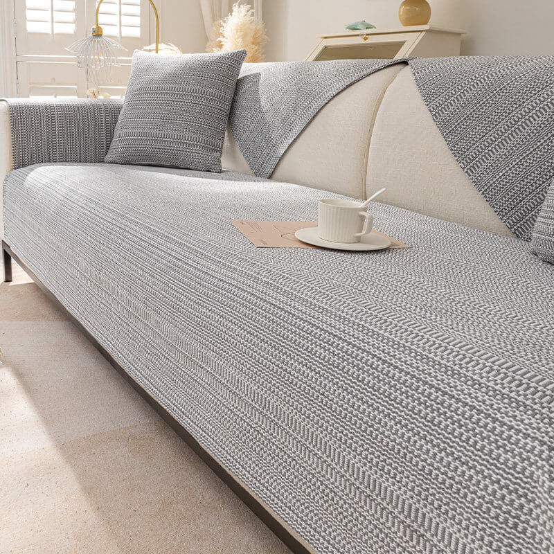 Stylish Soft Comfortable Linen Blend Sofa Cover