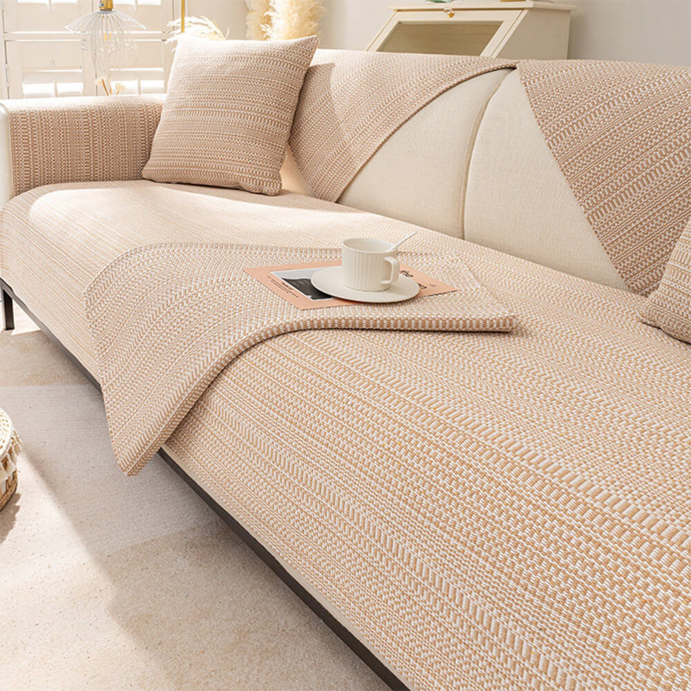 Stylish Soft Comfortable Linen Blend Sofa Cover
