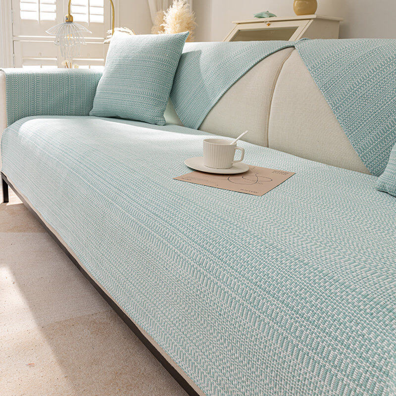 Stylish Soft Comfortable Linen Blend Sofa Cover