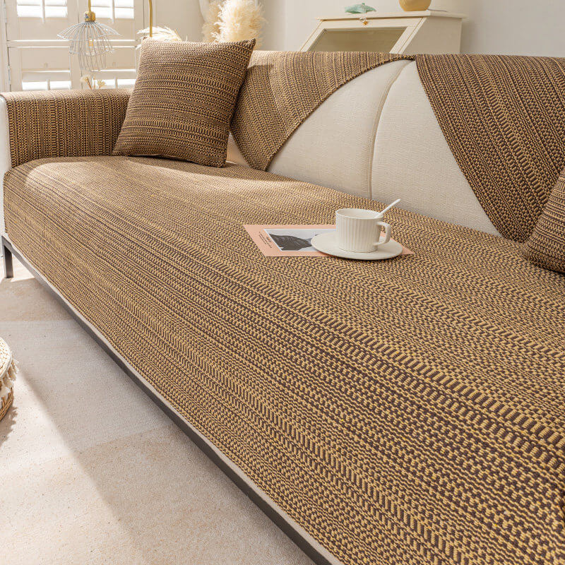Stylish Soft Comfortable Linen Blend Sofa Cover