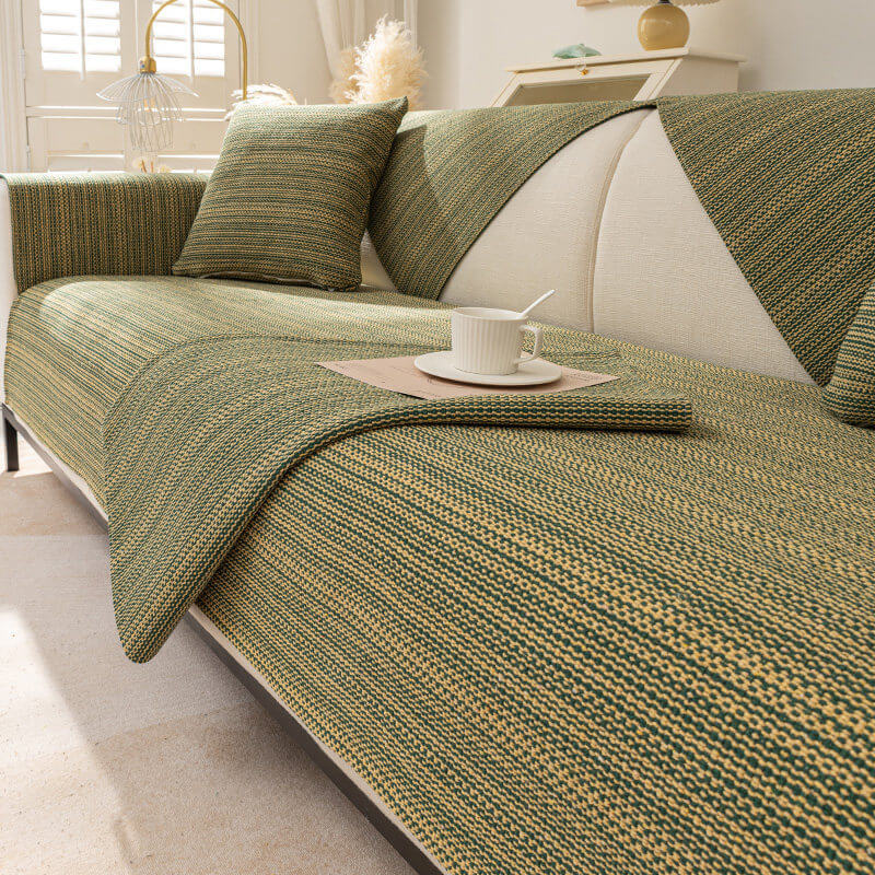 Stylish Soft Comfortable Linen Blend Sofa Cover