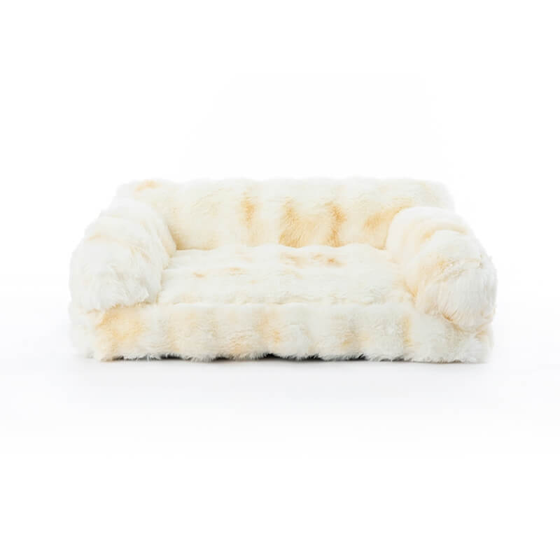 Fluffy Plush Thickened Cosy Calming Cat Sofa Bed