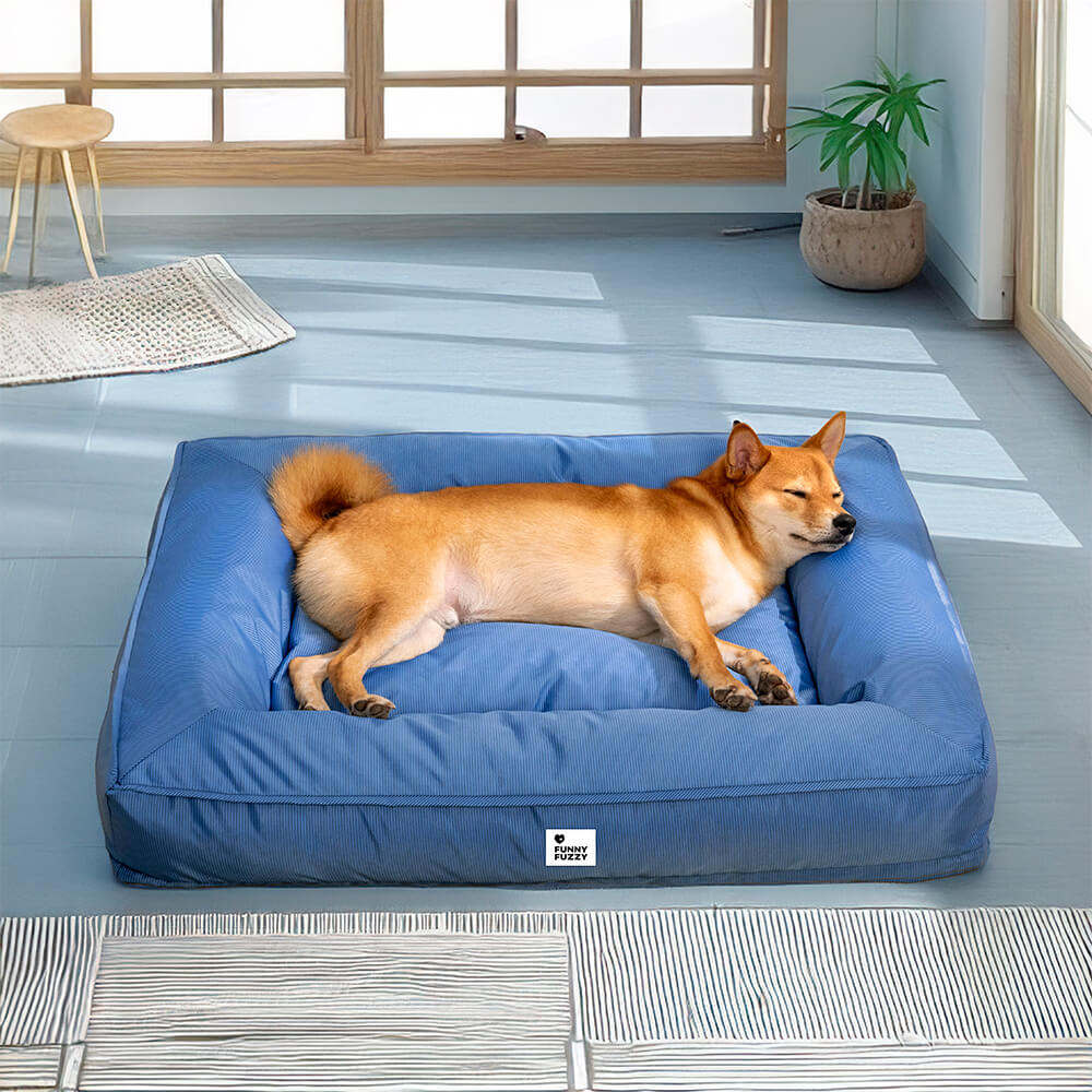 Fully Orthopaedic Surround Support Waterproof Fabric Anti-Anxiety Large Dog Bed