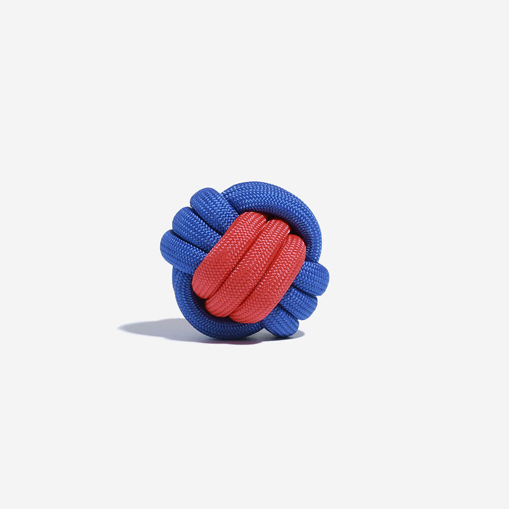 Knots Ball Throwing Dog Toy - Colour Clash