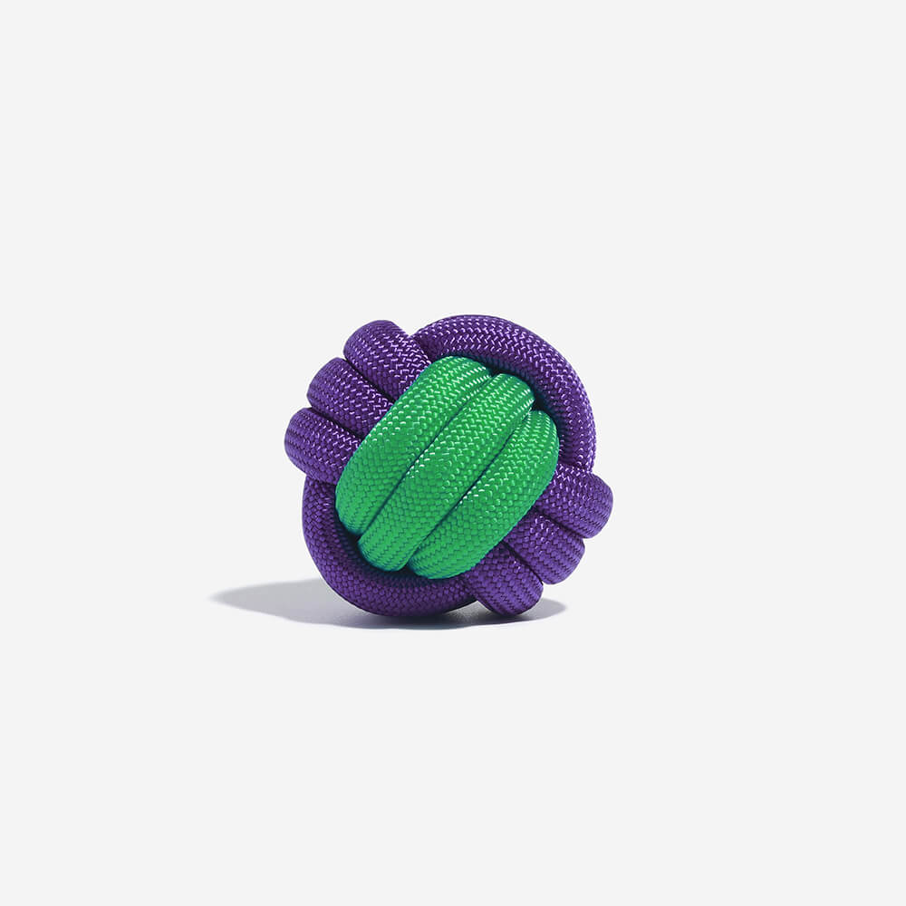 Knots Ball Throwing Dog Toy - Colour Clash