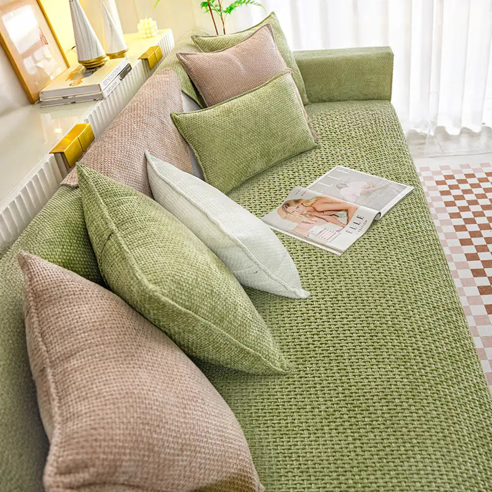 Cloud Woven Velvet Thick Scratch-Resistant Non-Slip Sofa Cover